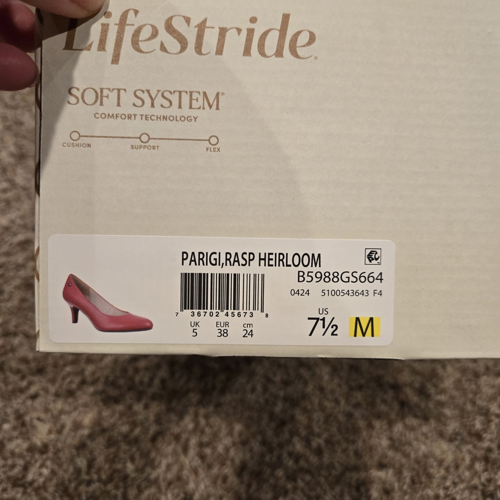Elegant Pink Women's Heels - Picture 2 of 4